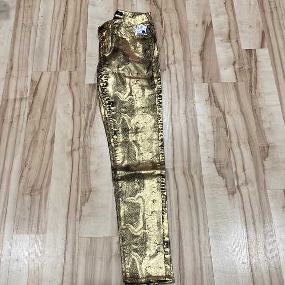 NWT JUST USA BLACK LABEL Python PRINT PANTS - Picture 3 of 6